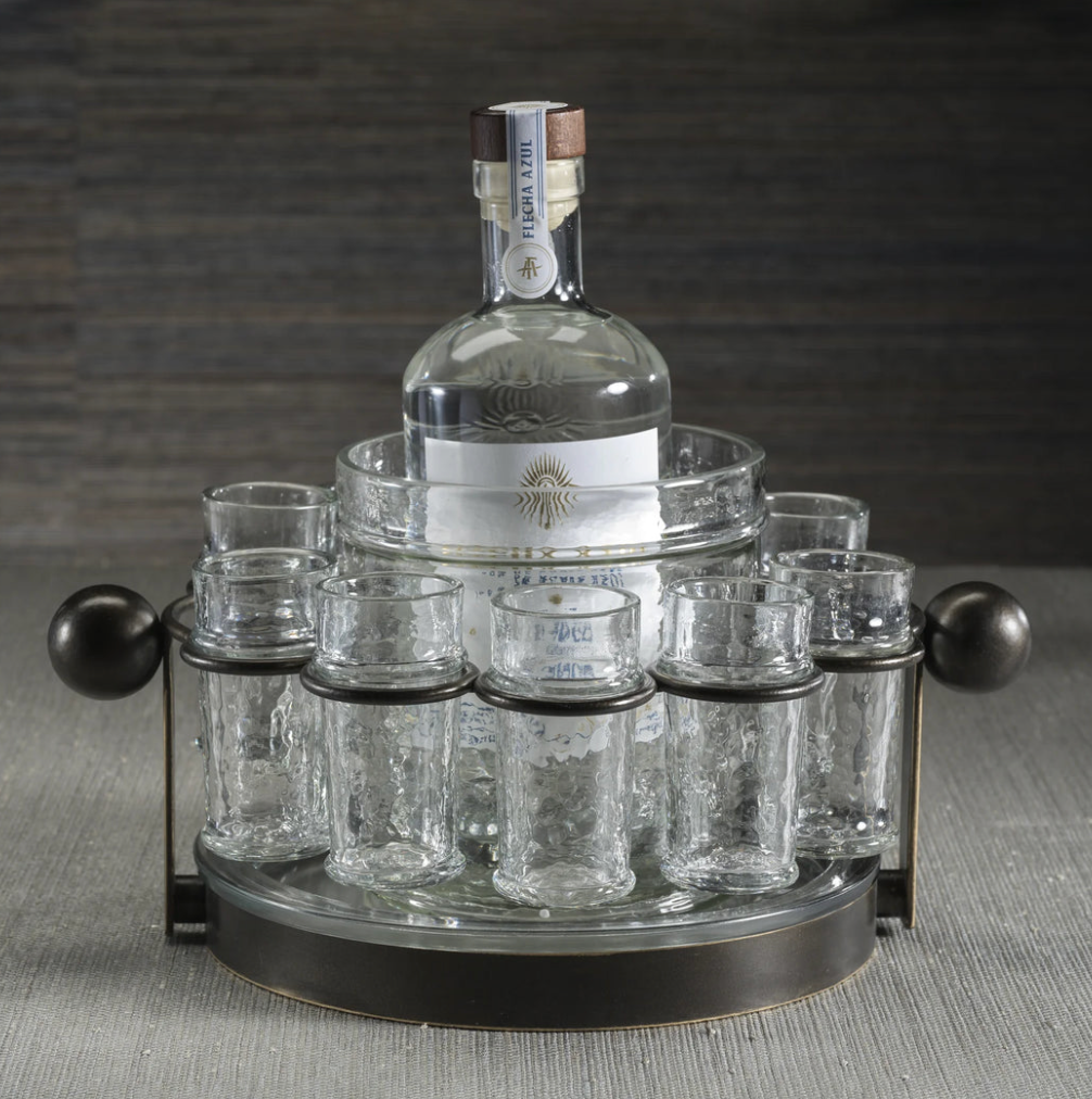 Agave Ten Shot Tequila Set w/ Ice Bucket