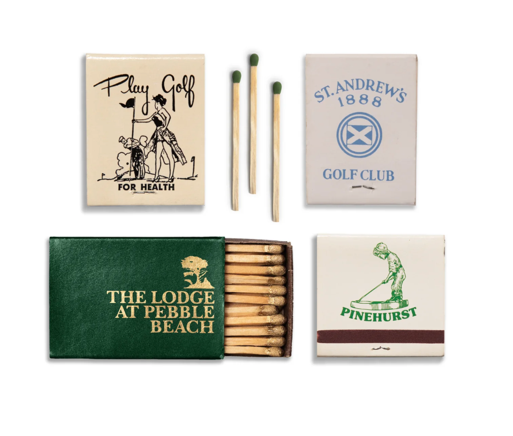 Golf Collage Matchbook Print - Print Only