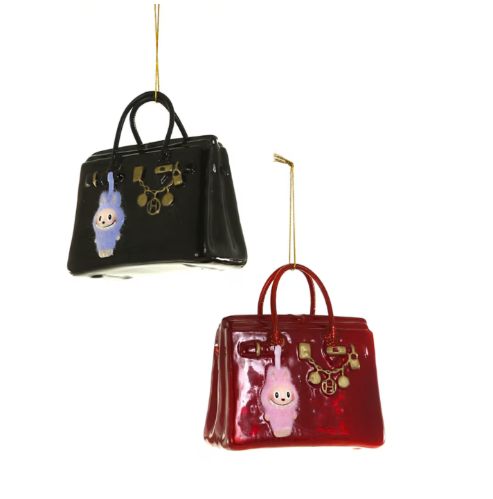 Luxe Bag with Monster Ornament