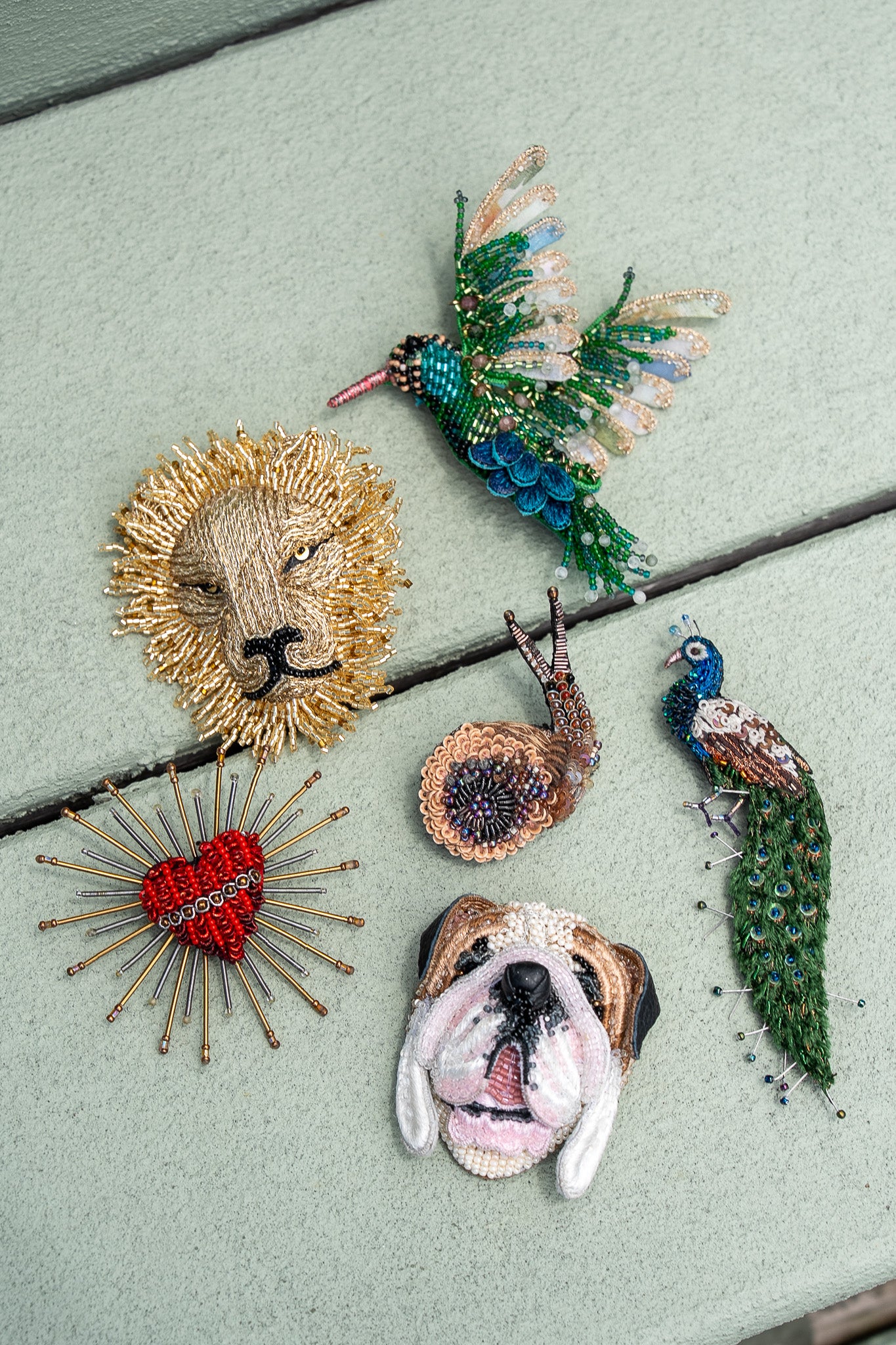 Bulldog Brooch