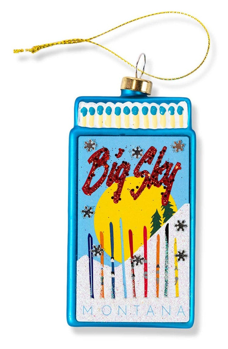 Big Sky Matchbook Ornament