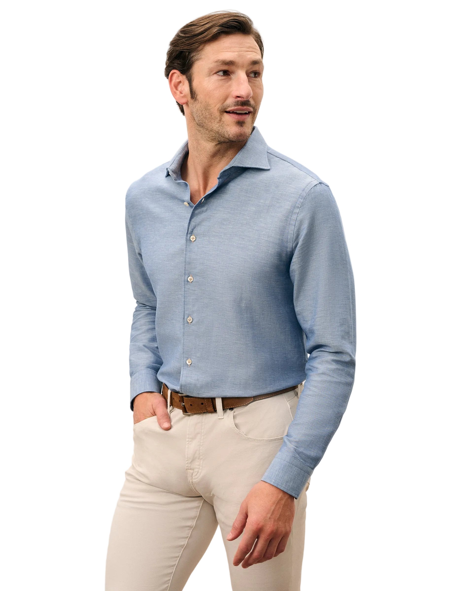 Koda Top Shelf Linen Button Down Shirt