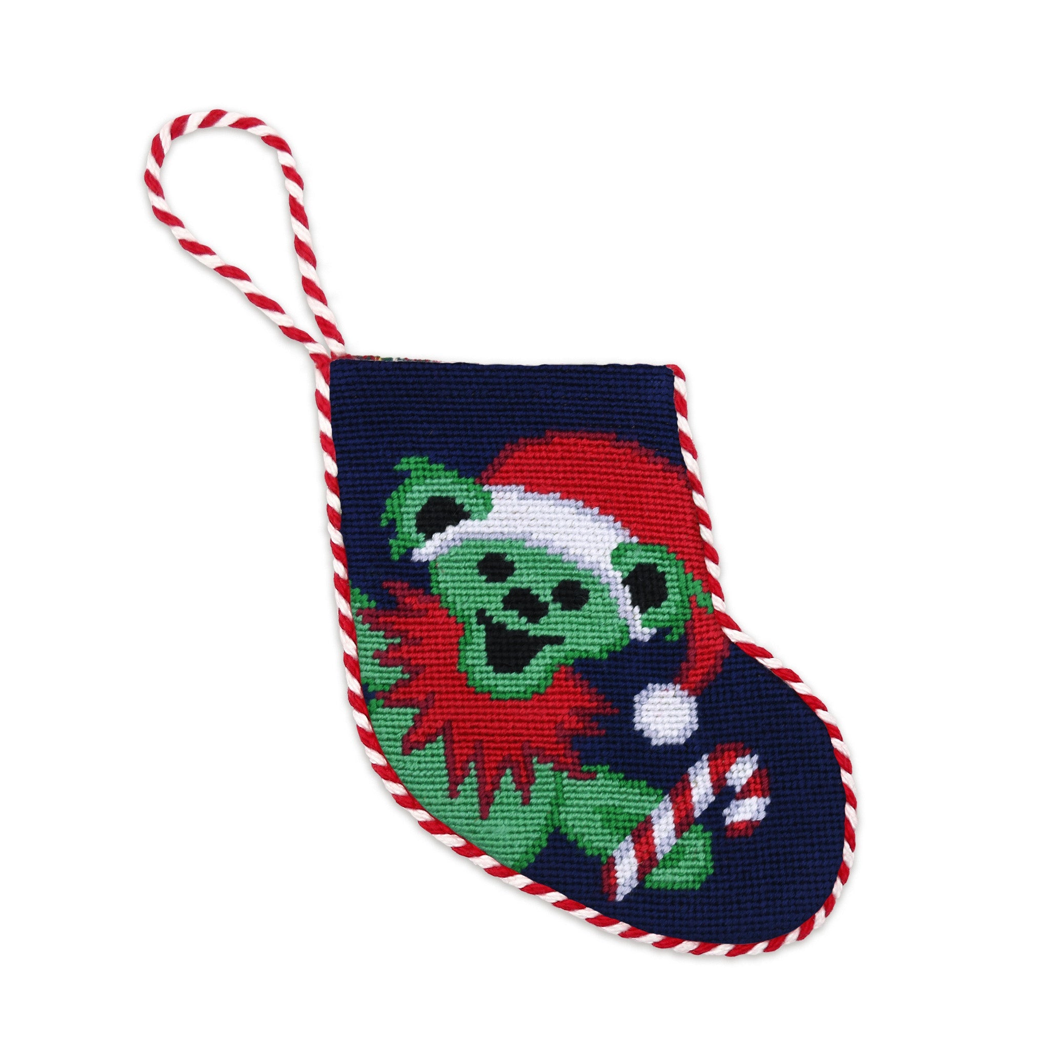 Big Santa Dancing Bear Santa Stocking Ornament