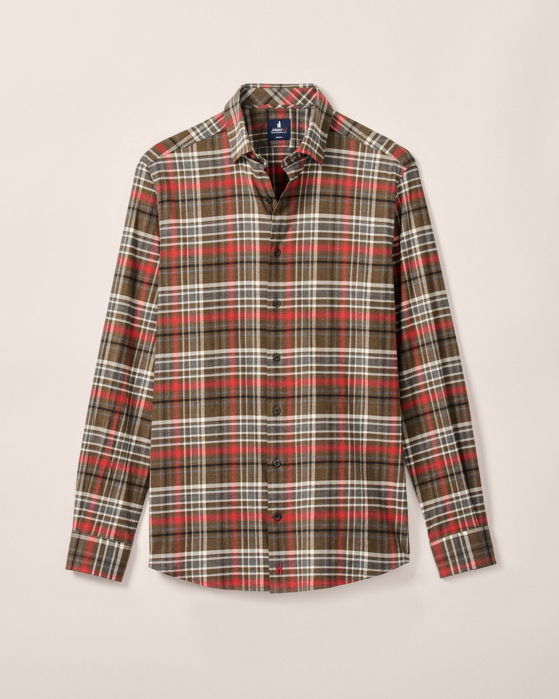 Langston Performance Flannel Button Down Shirt 