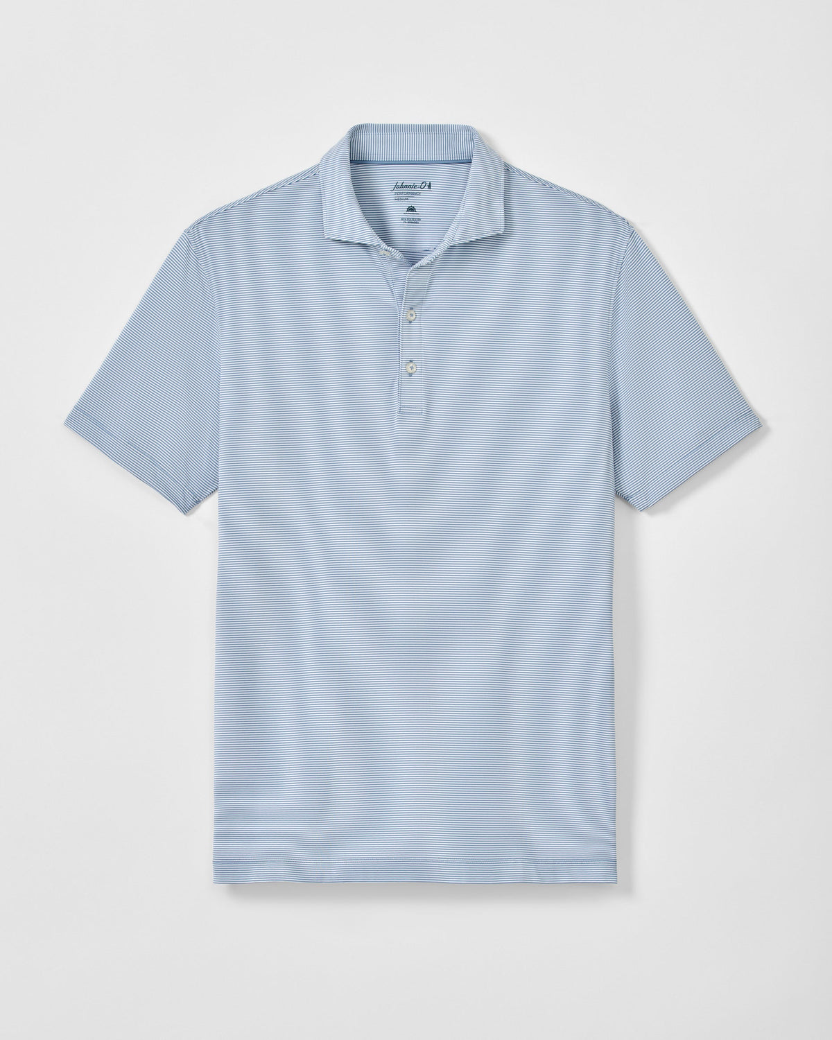 Lyndon Stripe Performance Jersey Polo