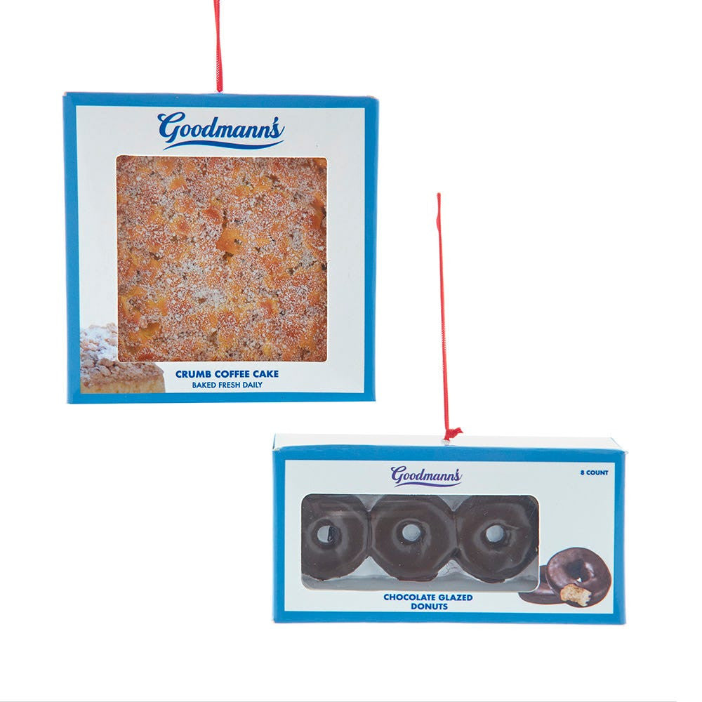 Goodmann’s Coffee Cake & Donut Ornaments