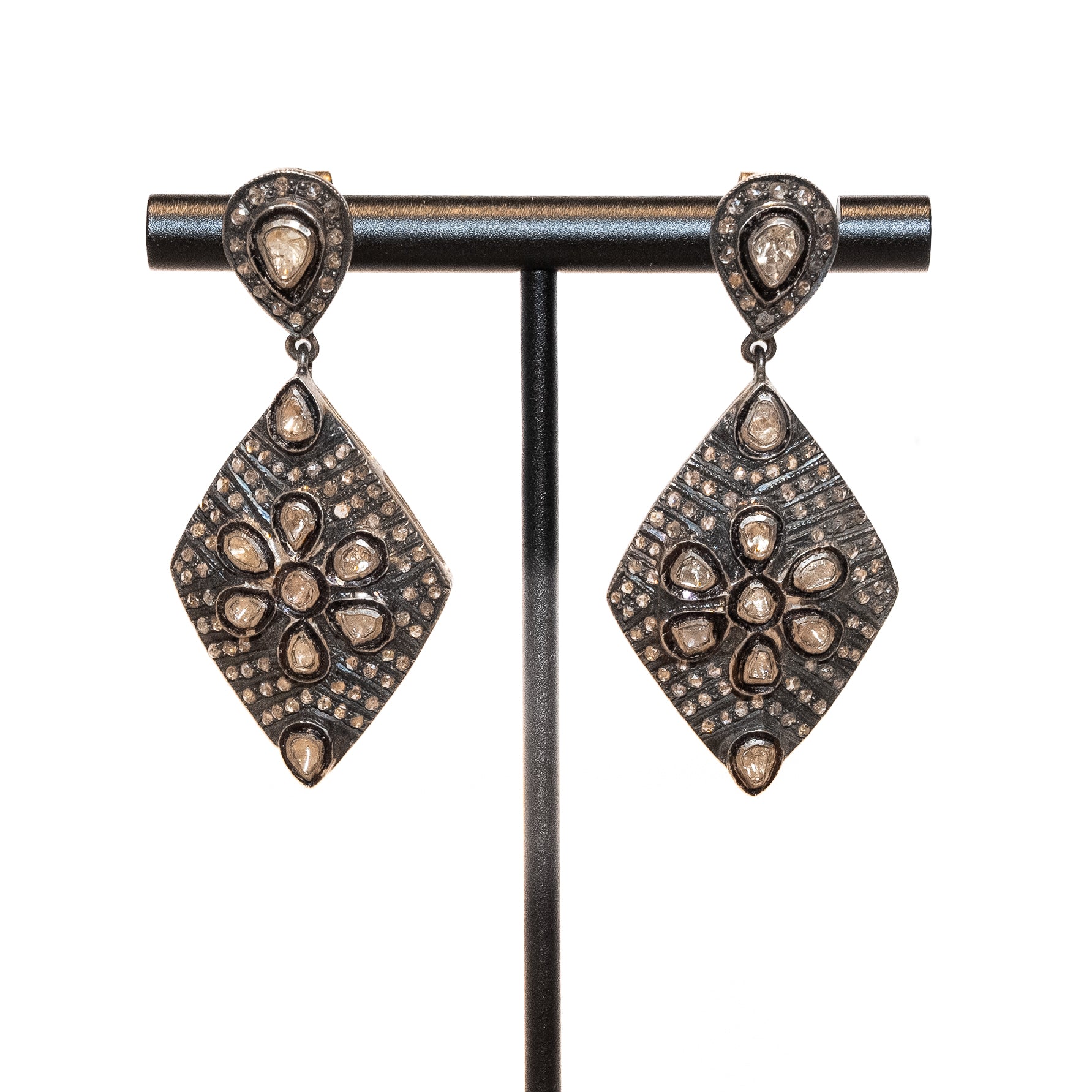 Diamond Drop Earrings