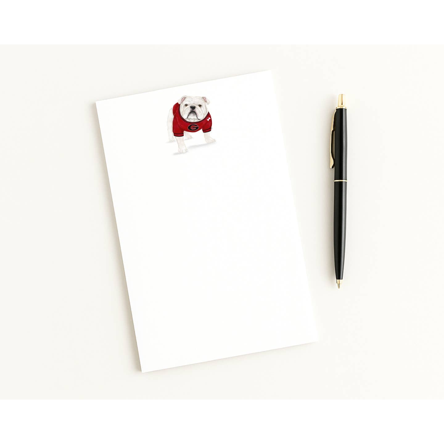 Georgia Bulldog Notepad