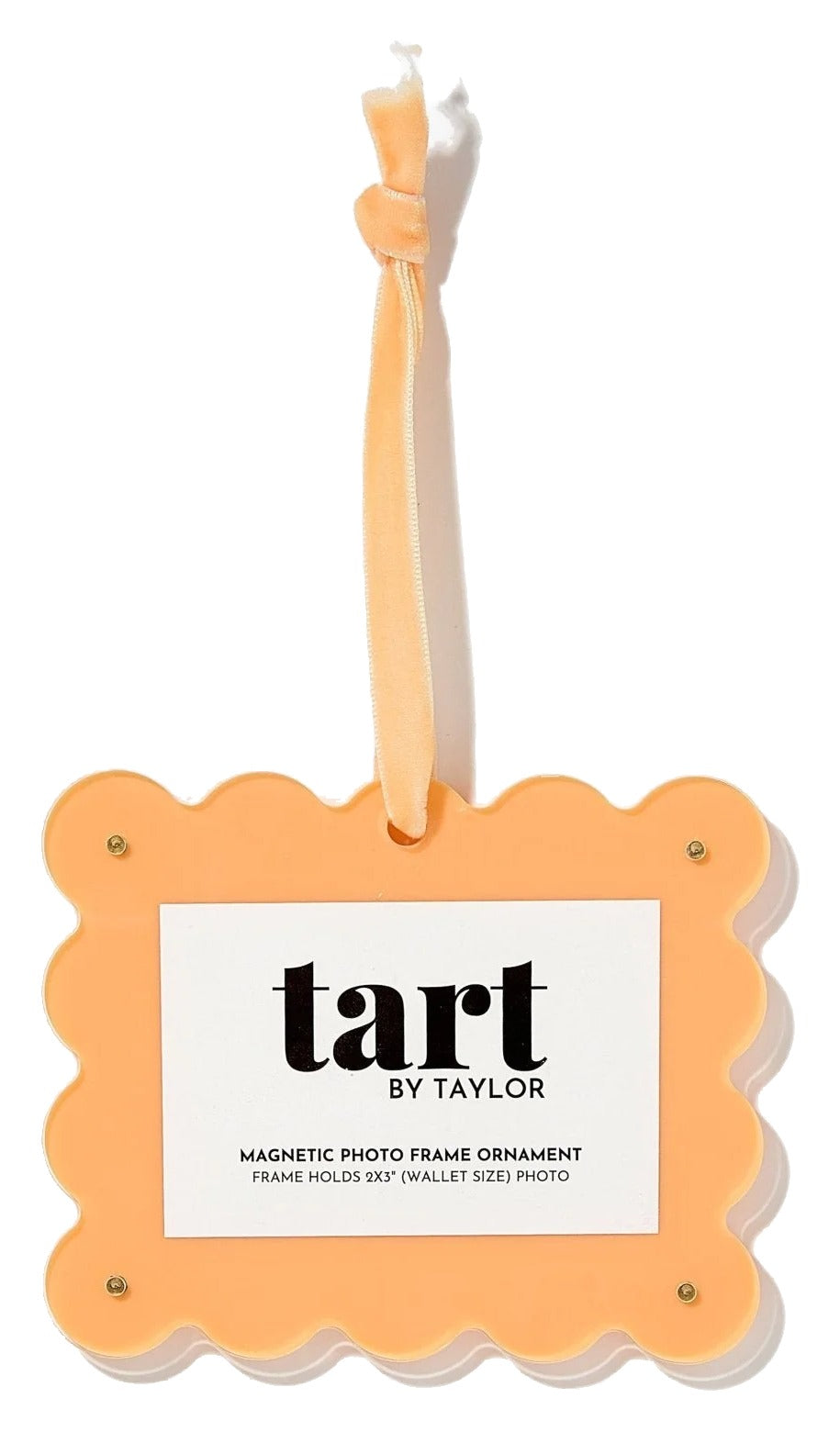 Frame Ornament - Orange Sherbert