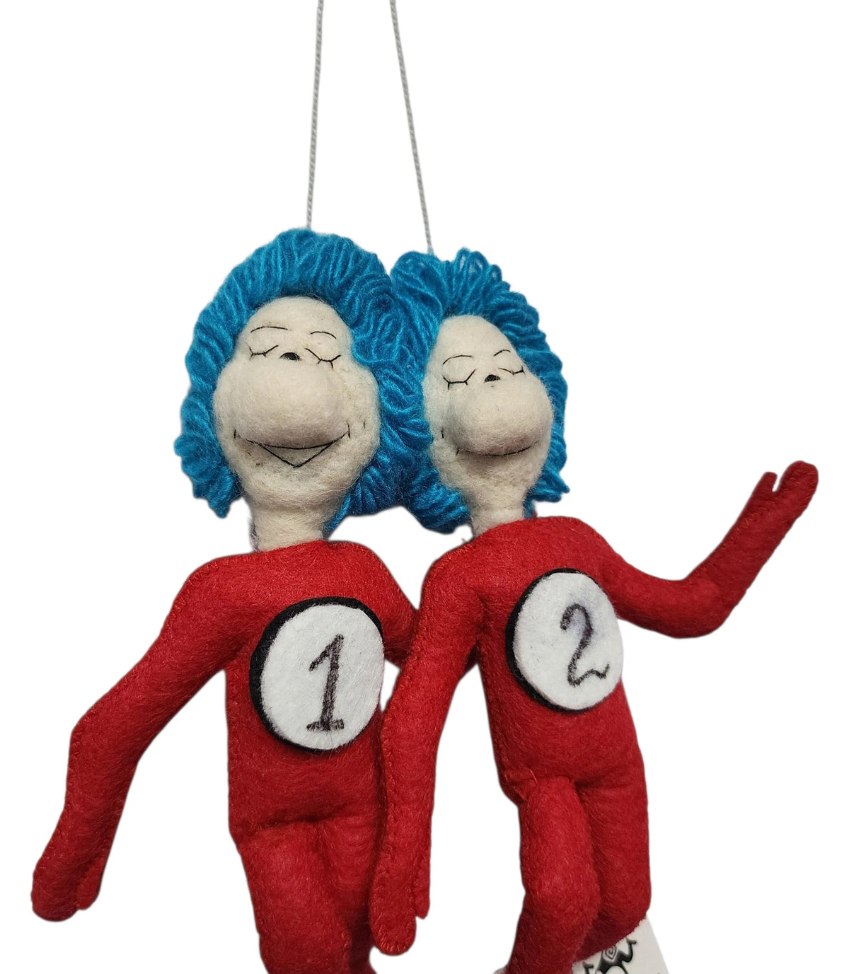Thing 1 & 2 Felt Ornament