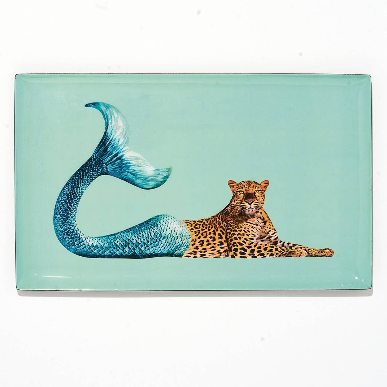Plateau Rectangulaire Pin-up Tray (Mermaid Cheetah)