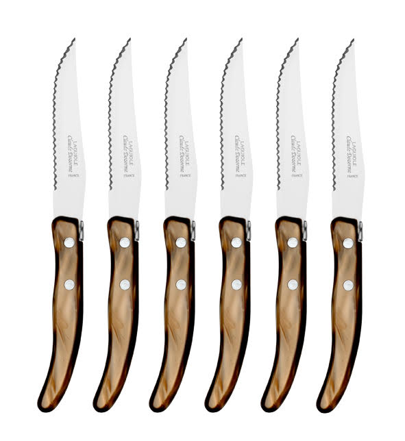 Box of 6 Cappuccino Steak Knives