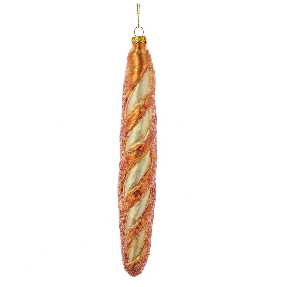 French Baguette Glass Ornament