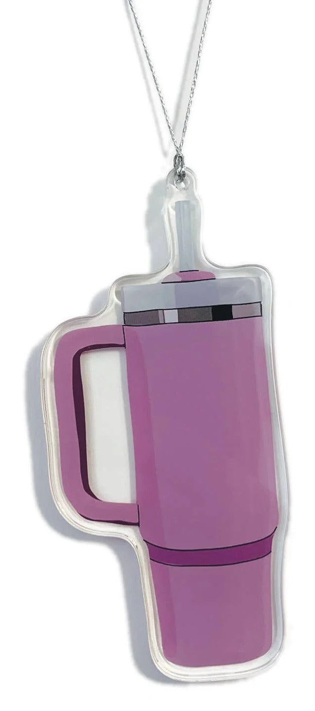 Purple Stanley Ornament