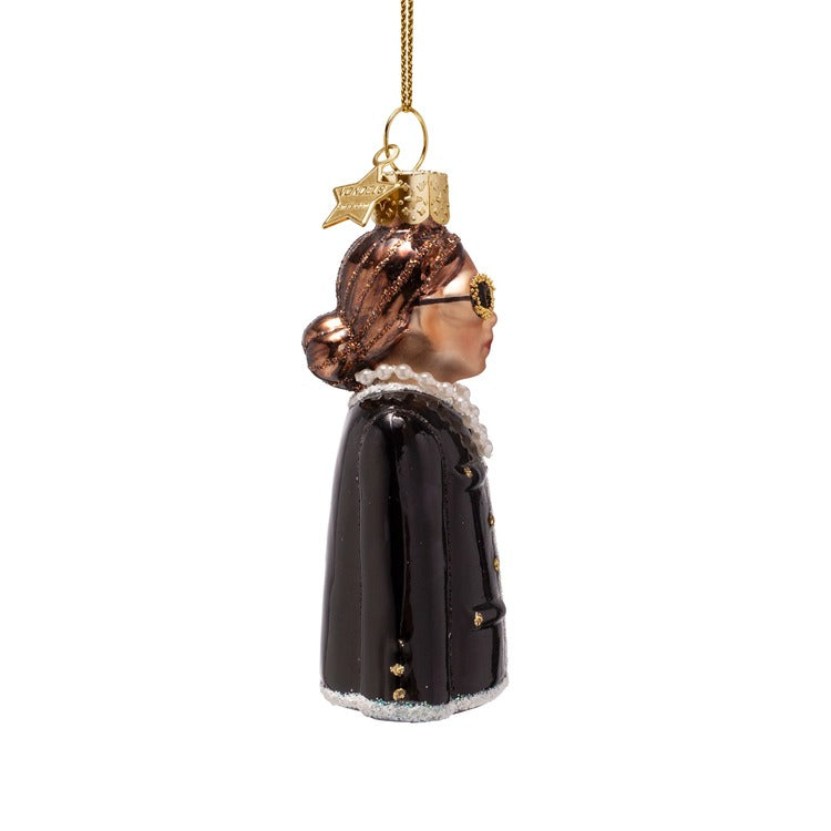 Fashion Lady Glass Ornament