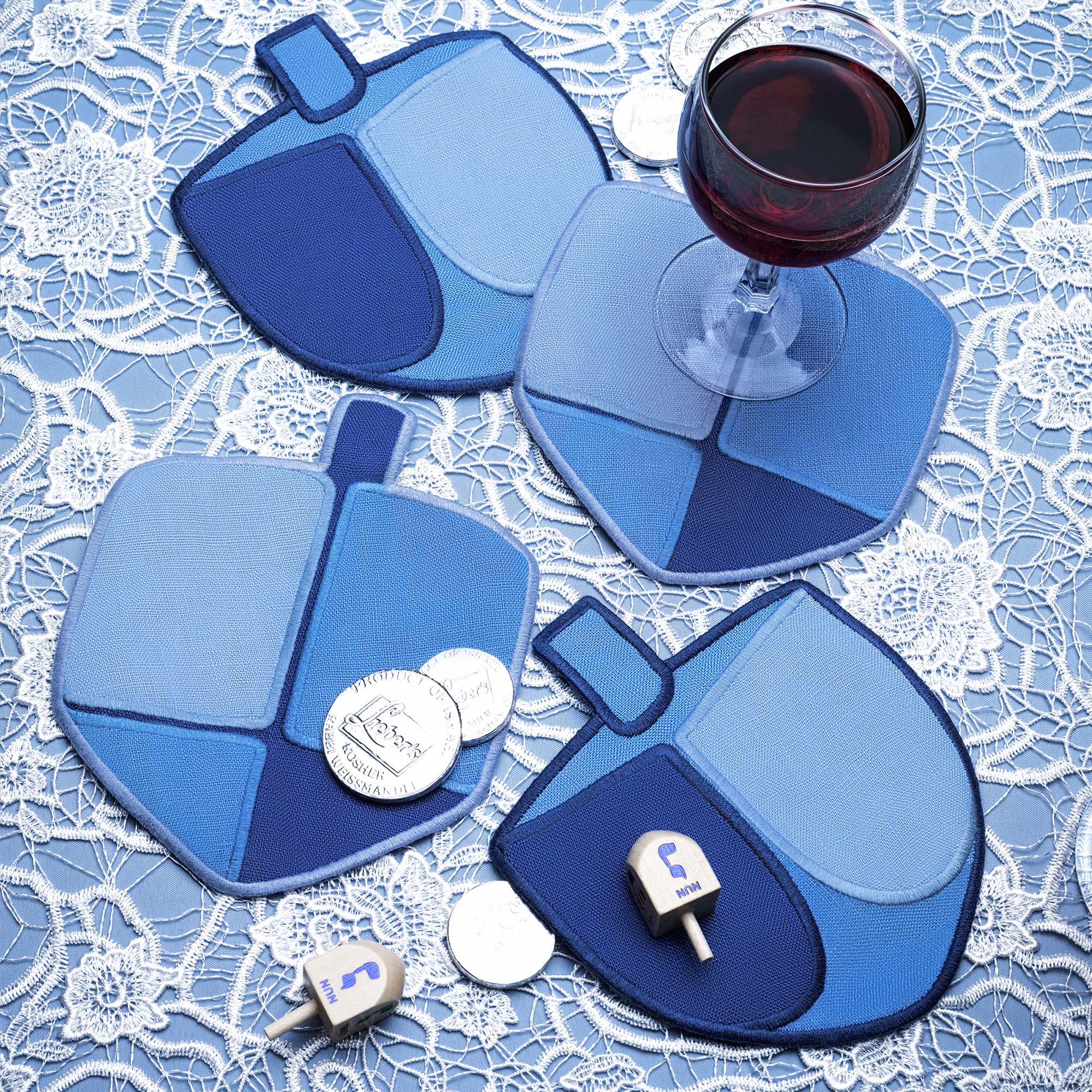 Dreidel Cocktail Napkins