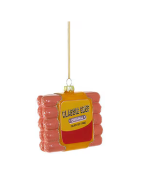 Packaged Hot Dogs Ornament