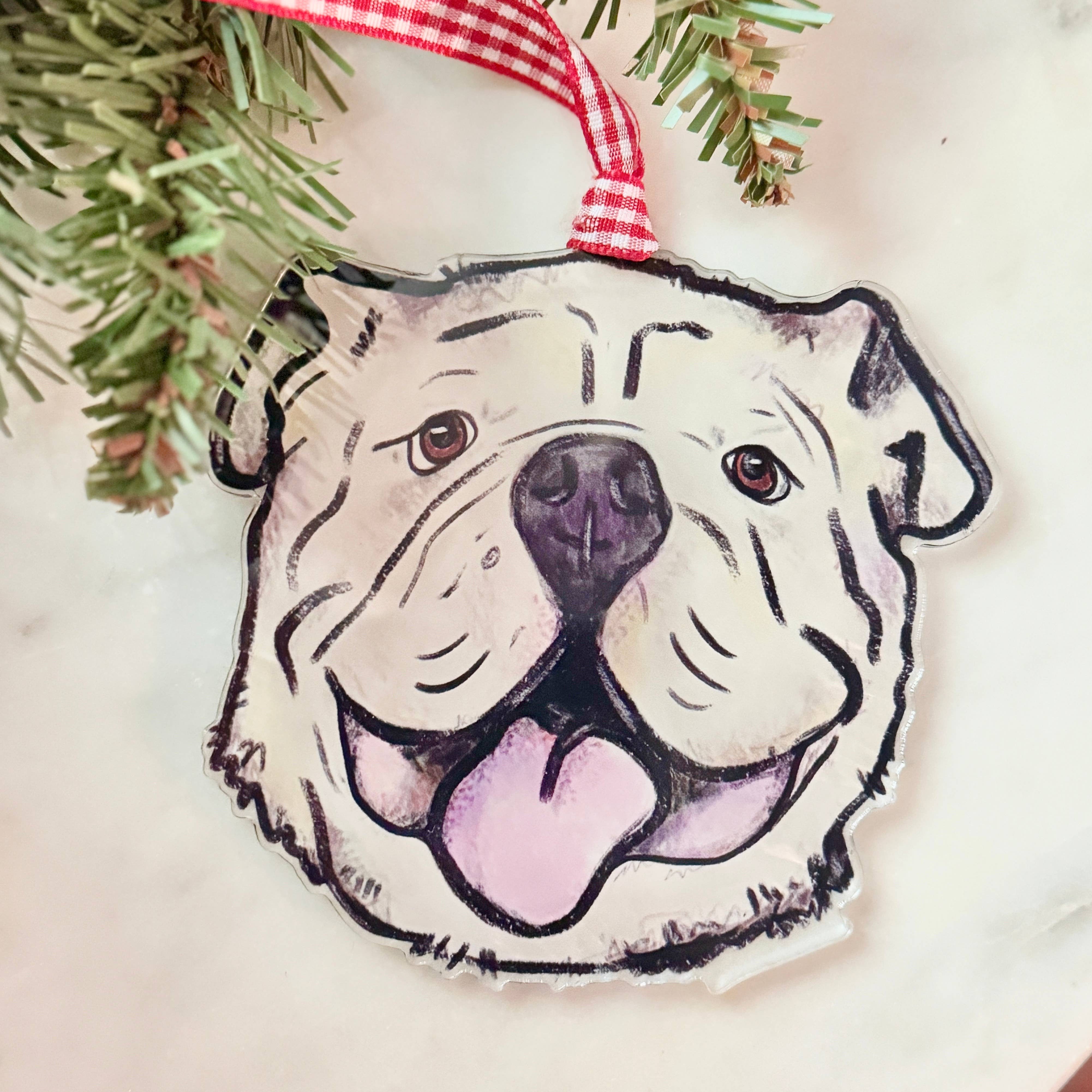 Bulldog Ornament