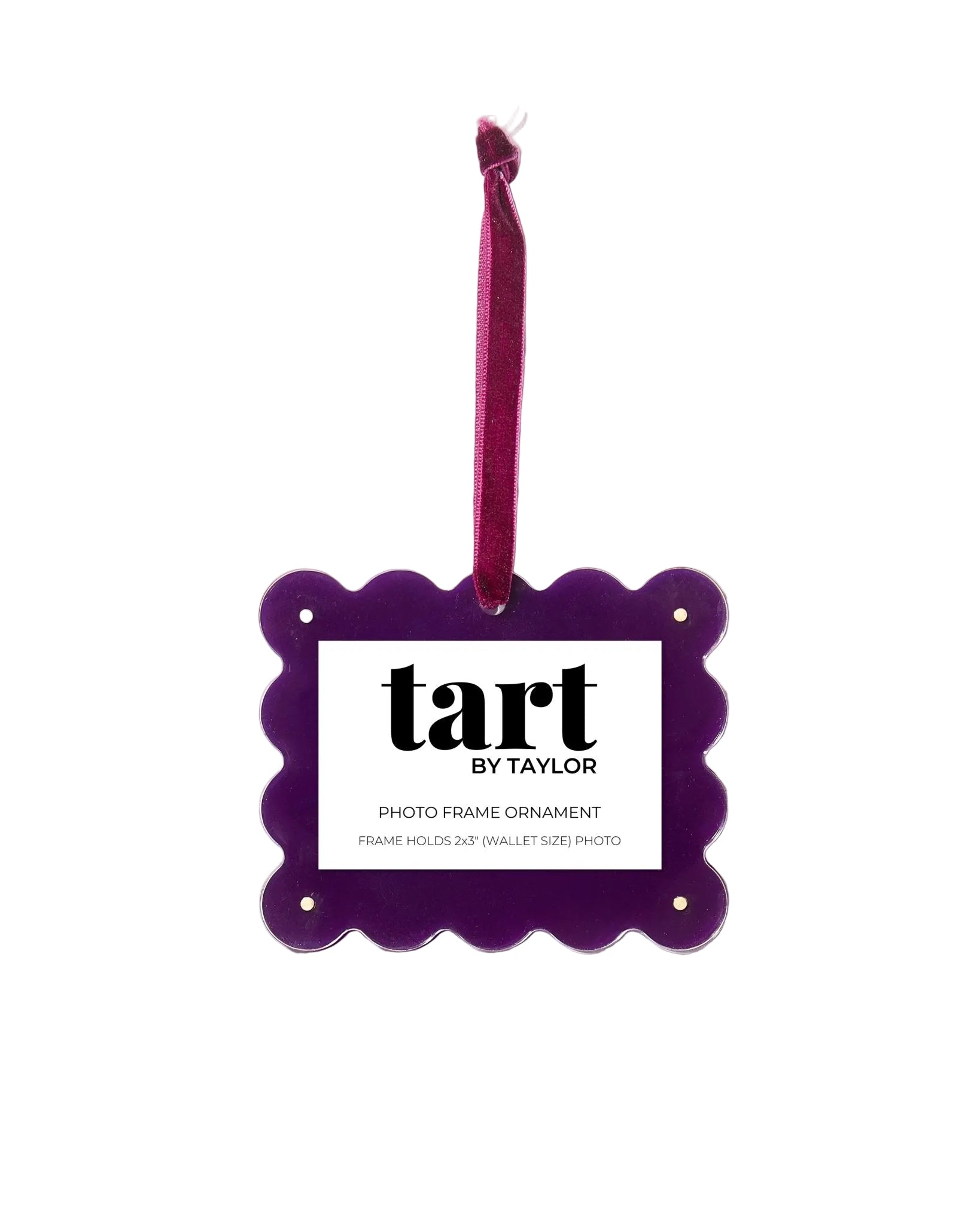 Frame Ornament - Plum