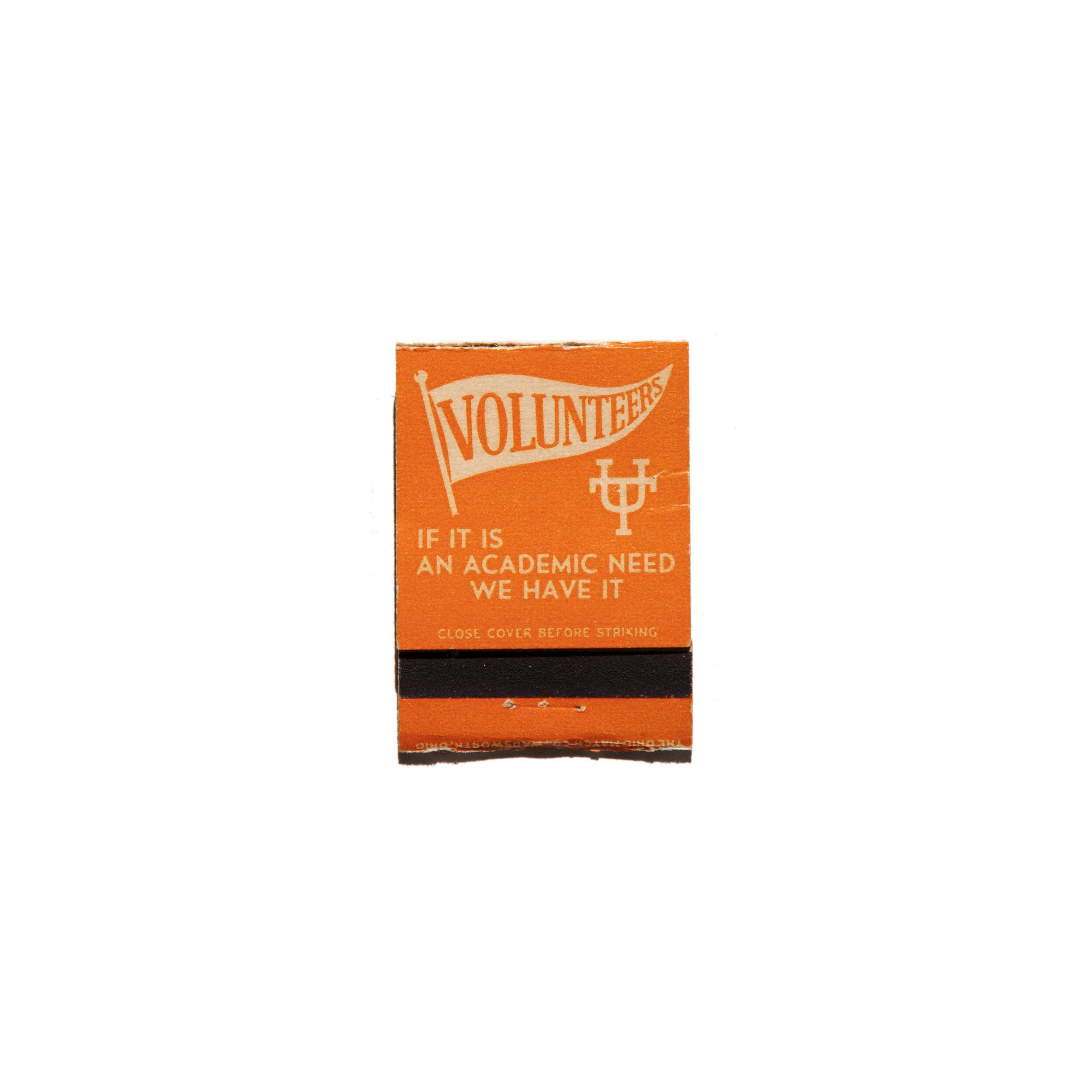 University of Tennessee Matchbook - Print Only