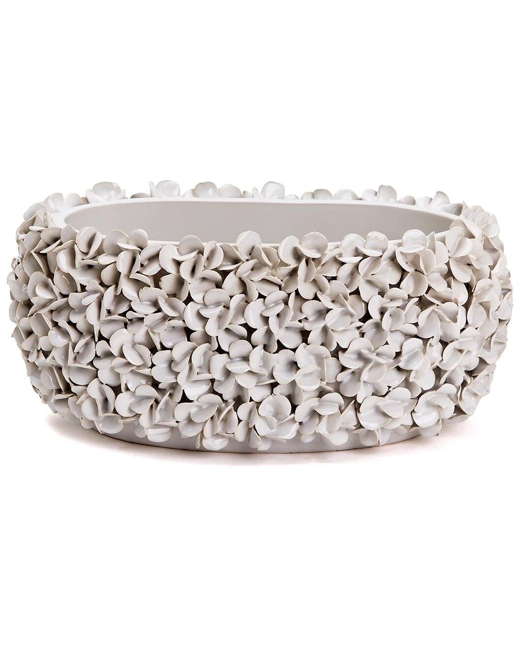 White Hydrangea Planter