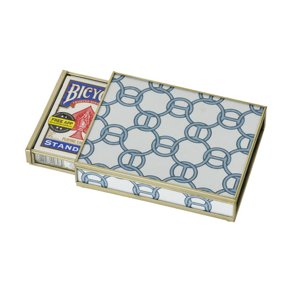 Blue Chain Card Box