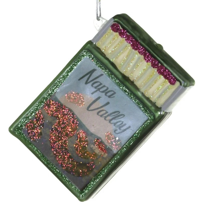 Souvenir Matchbox- Napa Ornament