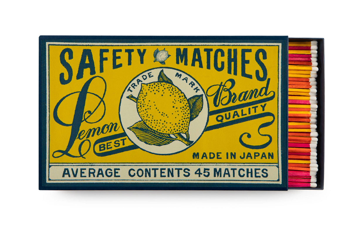 Giant Lemon Matches