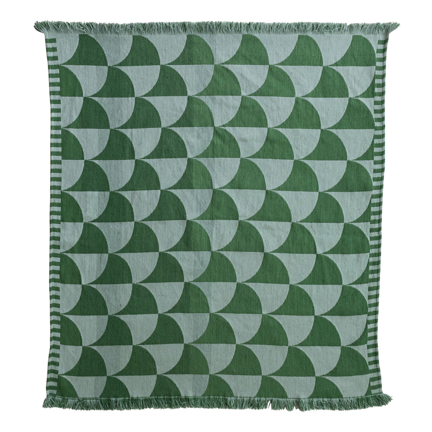 Green Indoor/Outdoor Throw