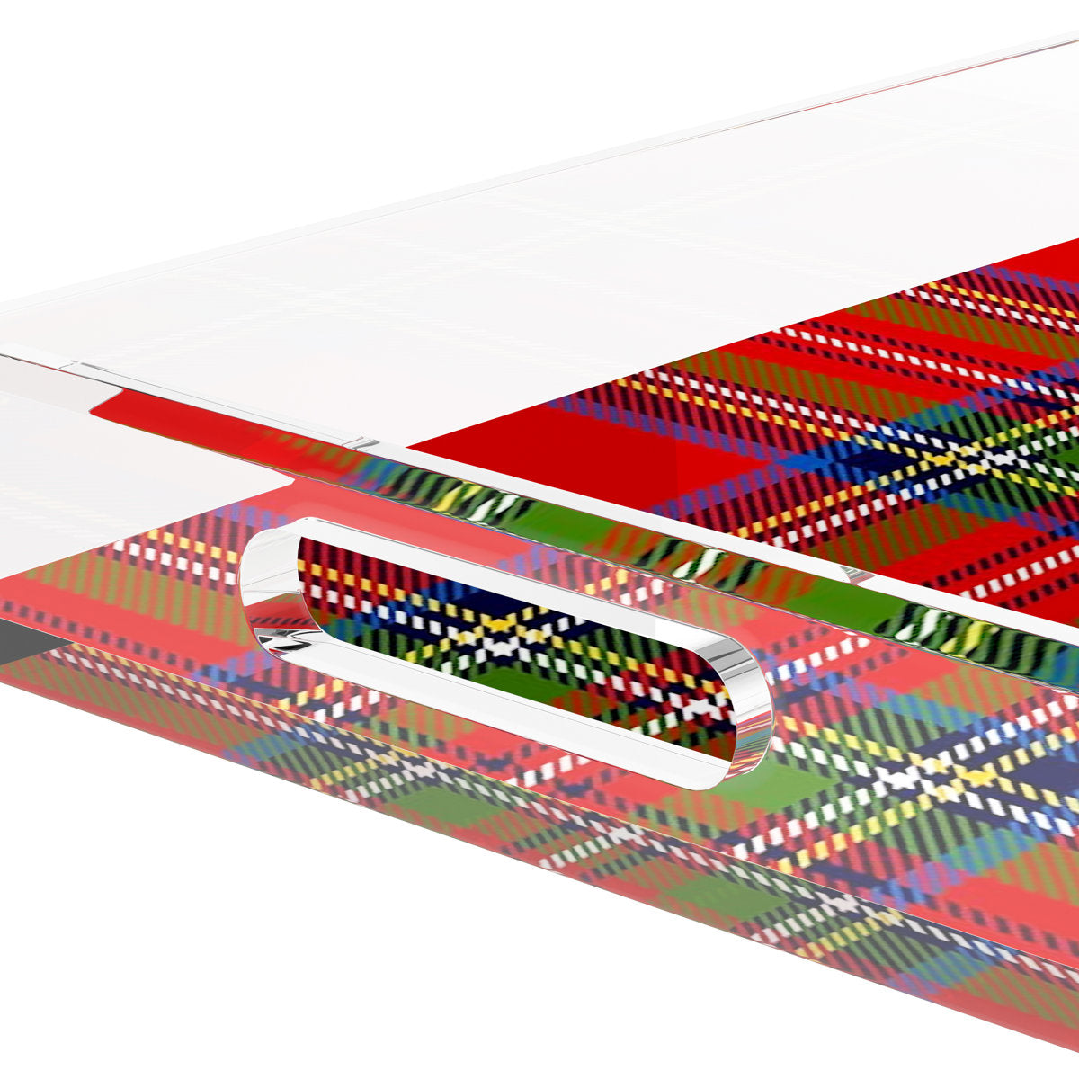 Christmas Tartan Red Small Tray