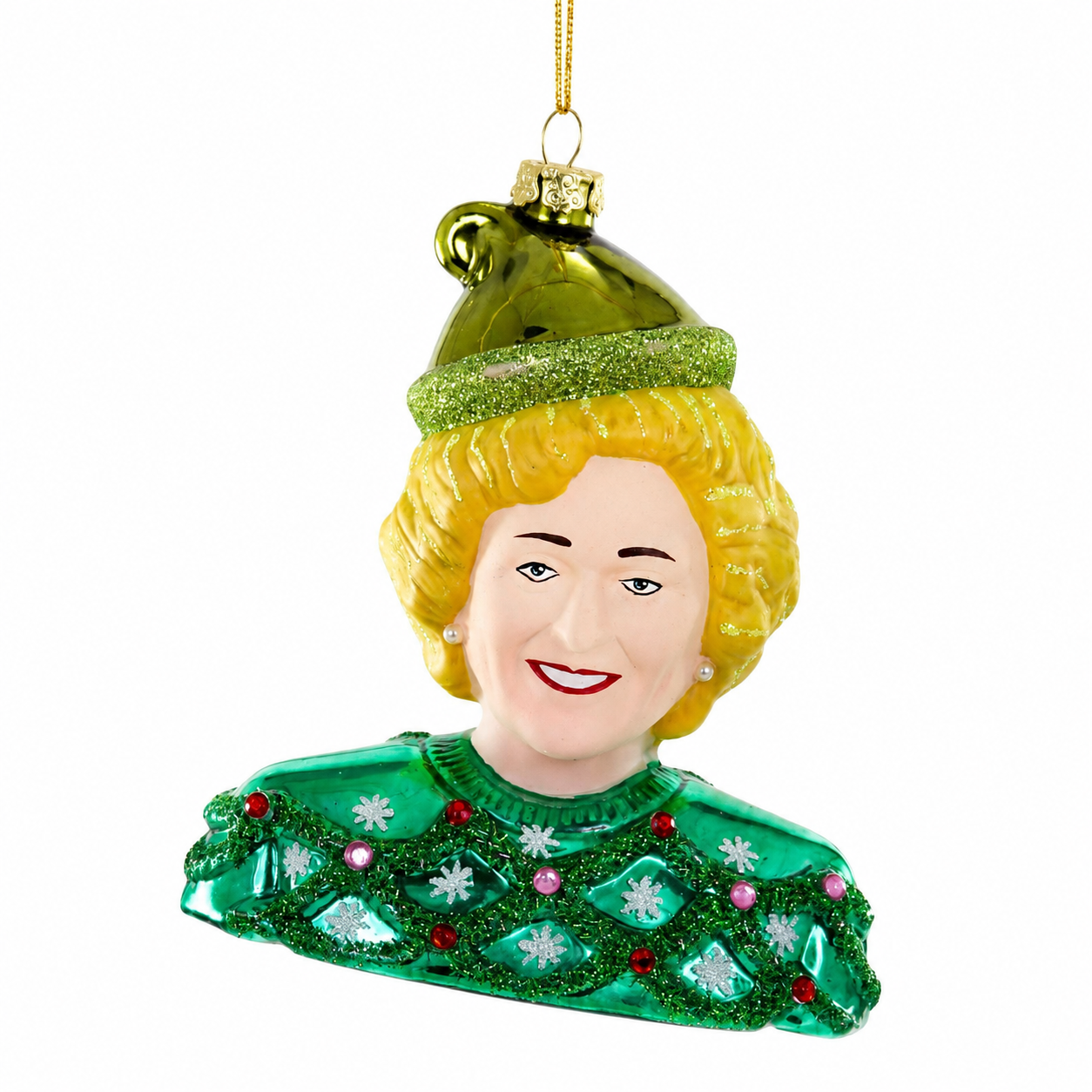 MAY YOUR CHRISTMAS BE GOLDEN-ROSE