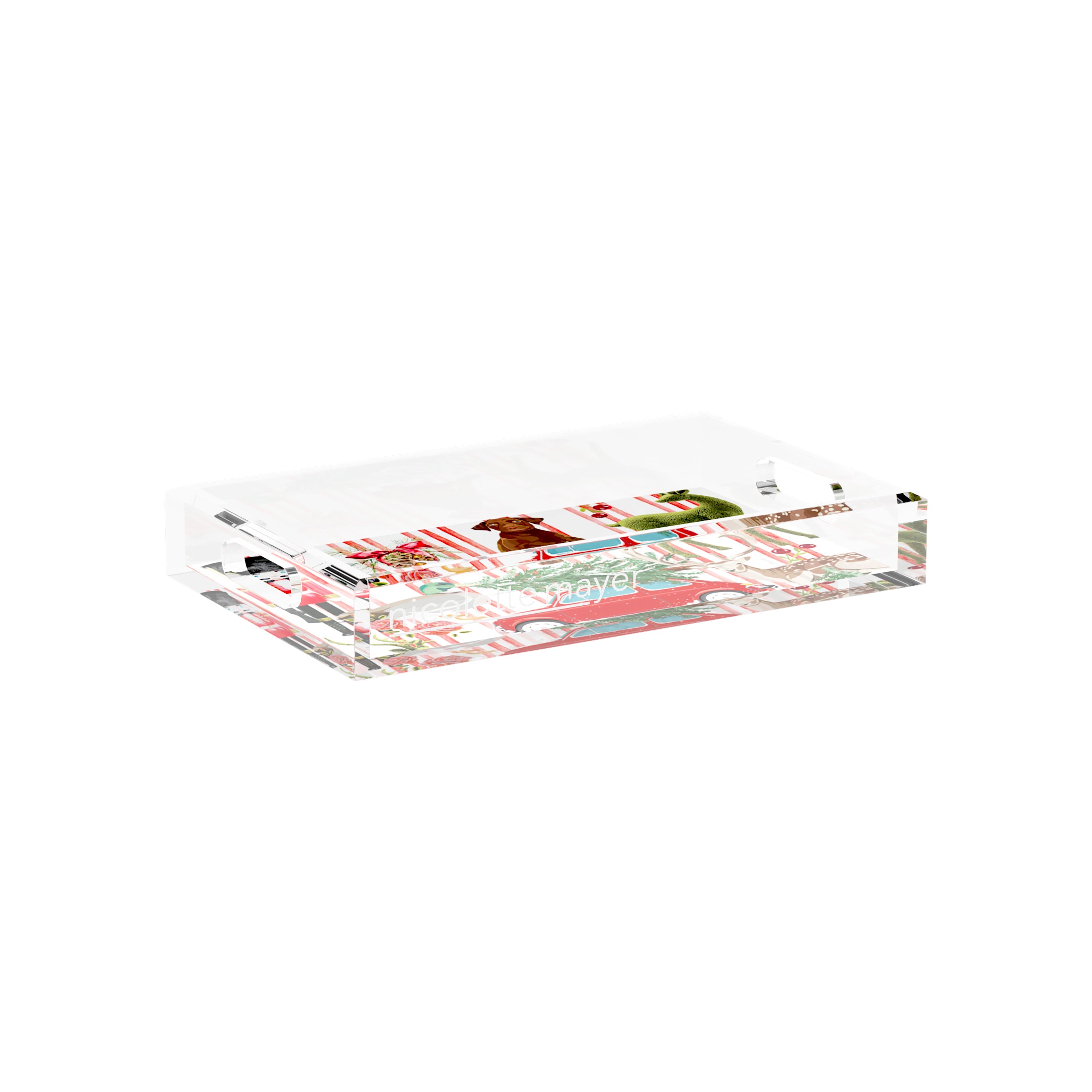 Ultimate Christmas Stripe Tray