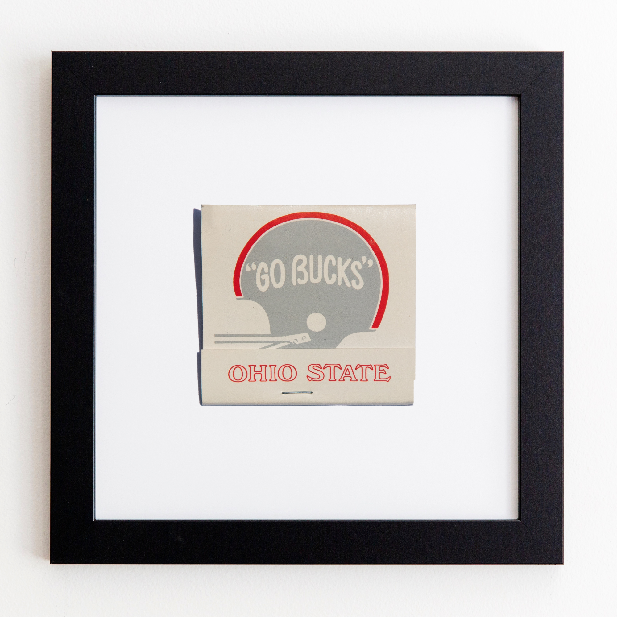 Ohio State Matchbook Print in Black Frame