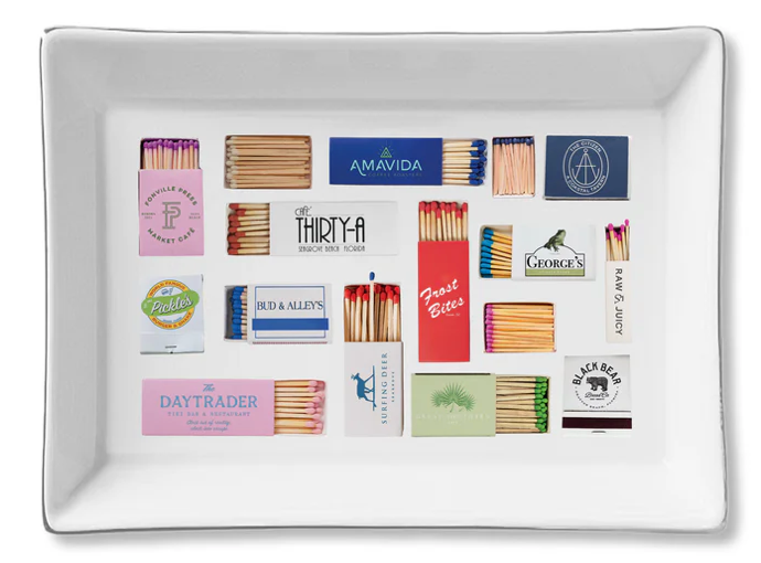 30A Matches Ceramic Tray