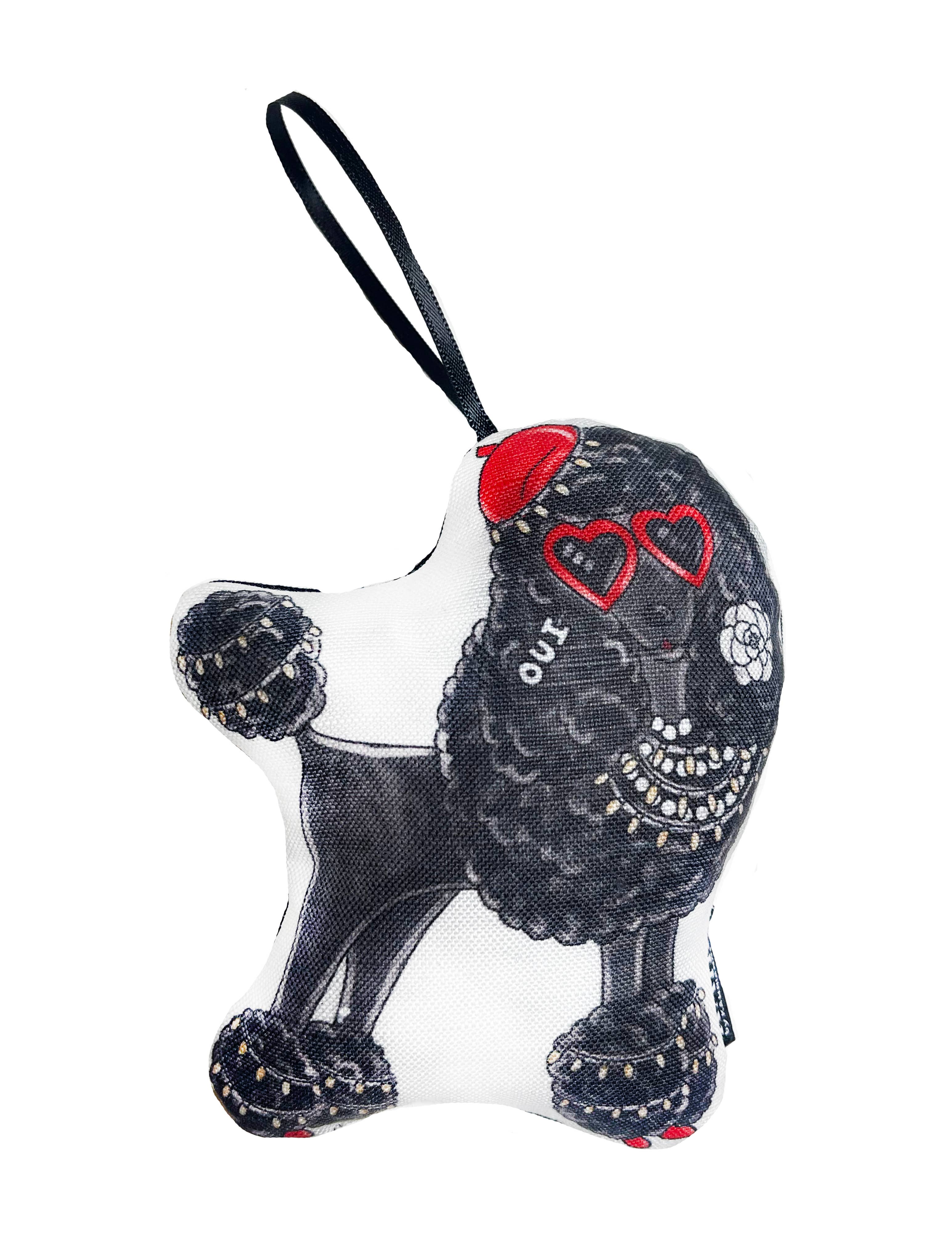 Holiday Poodle Ornament