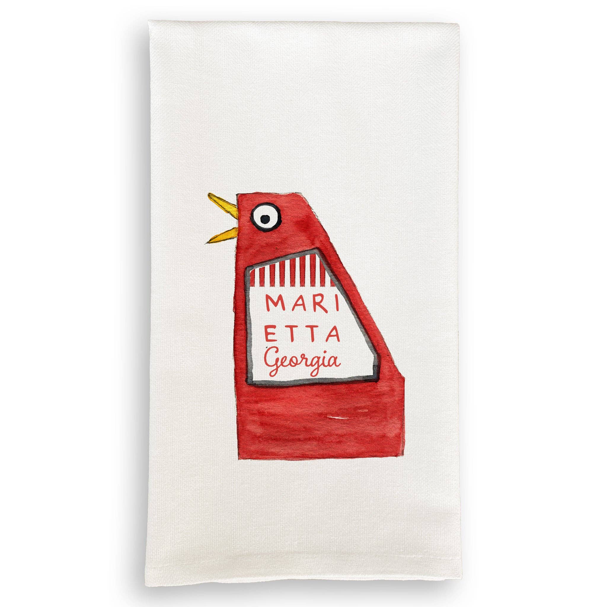 The Big Chicken Marietta Dish Towel