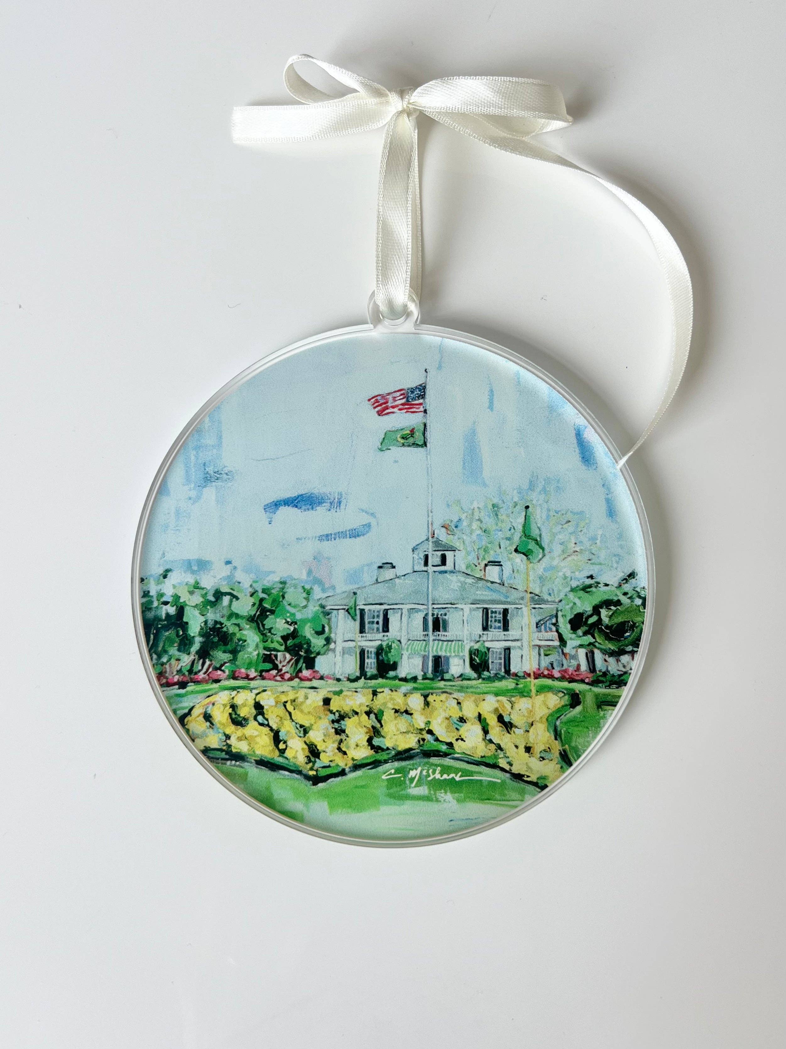Masters Clubhouse Acrylic Ornament