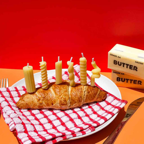 Pasta Party Candles