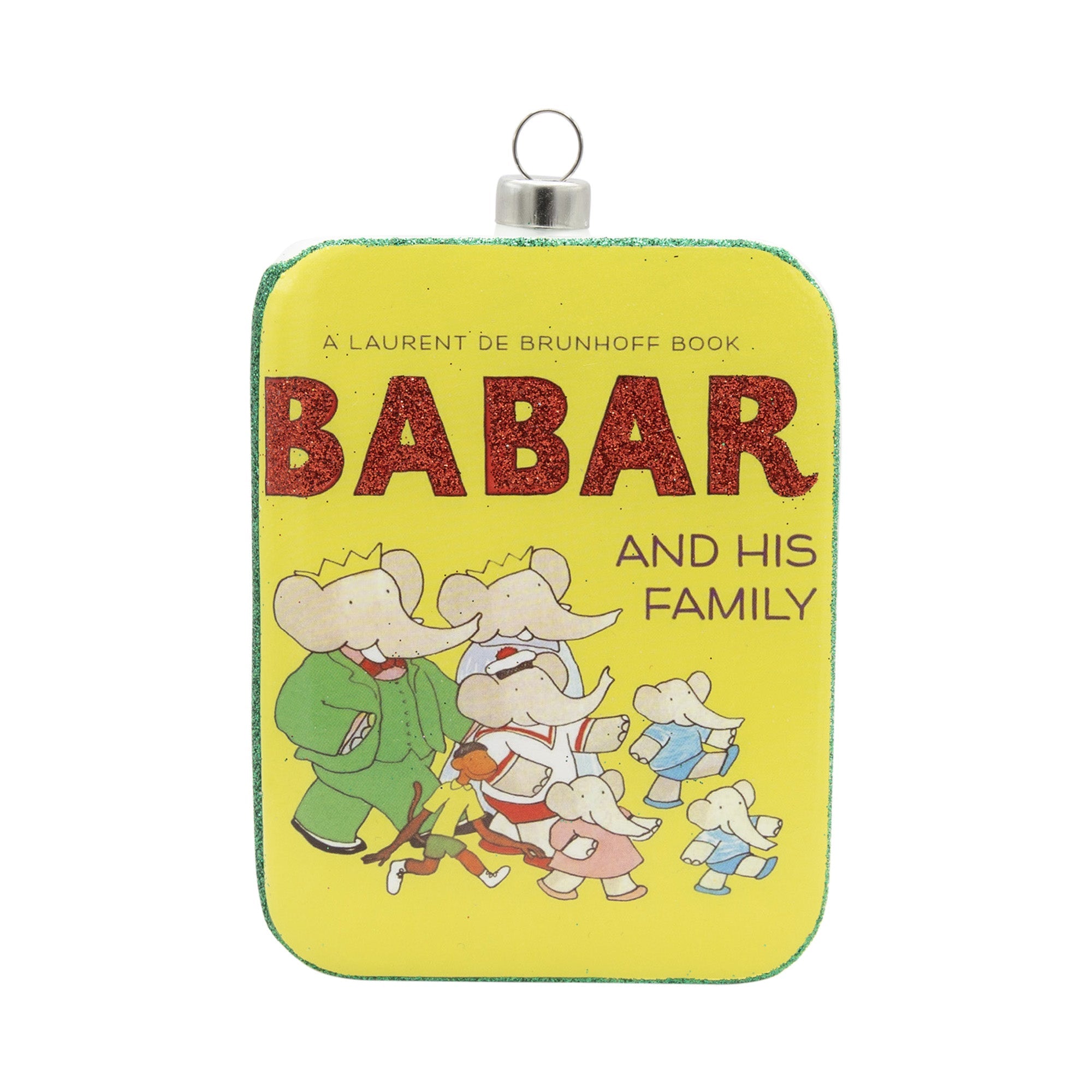 Babar and his Family Book Cover Ornament