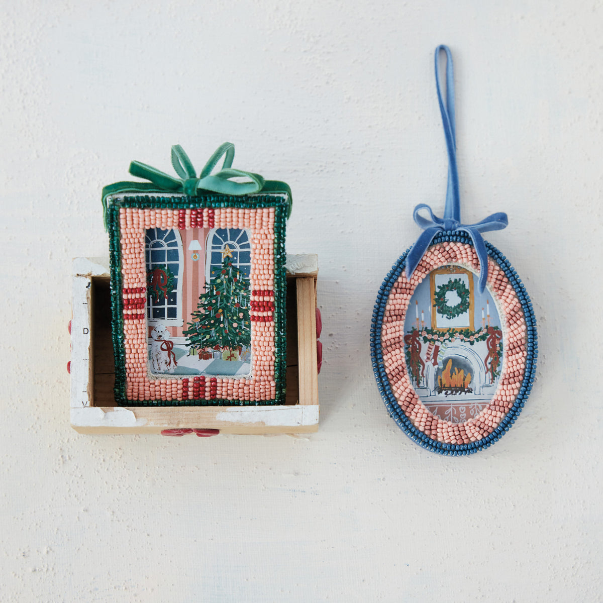 Beaded Photo Frame Ornament