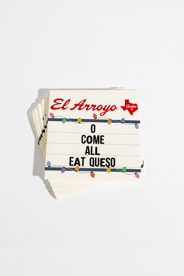 Cocktail Napkins Eat Queso