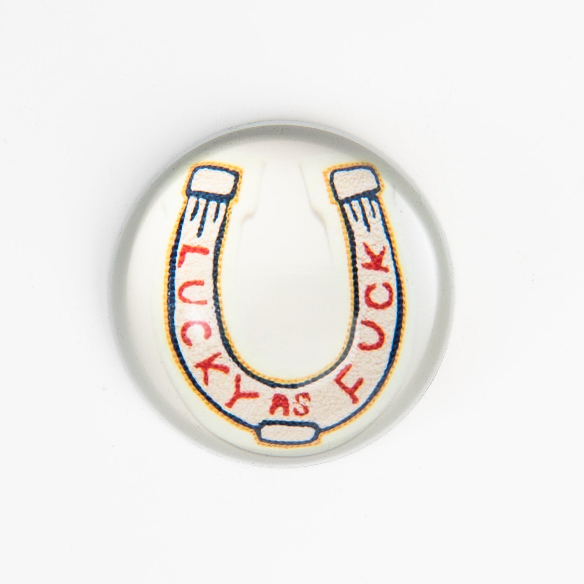 Lucky As F*ck Paperweight