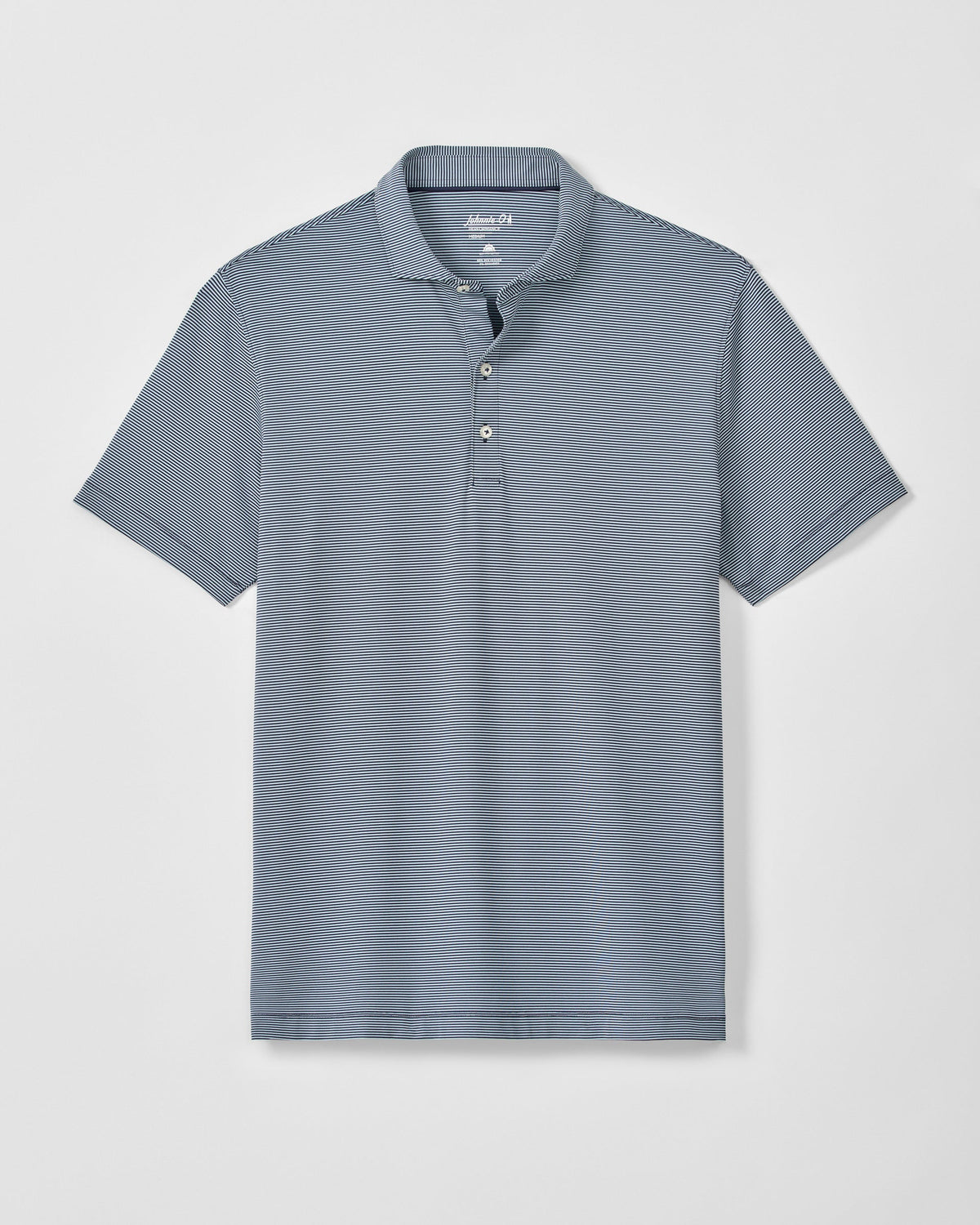 Lyndon Stripe Performance Jersey Polo