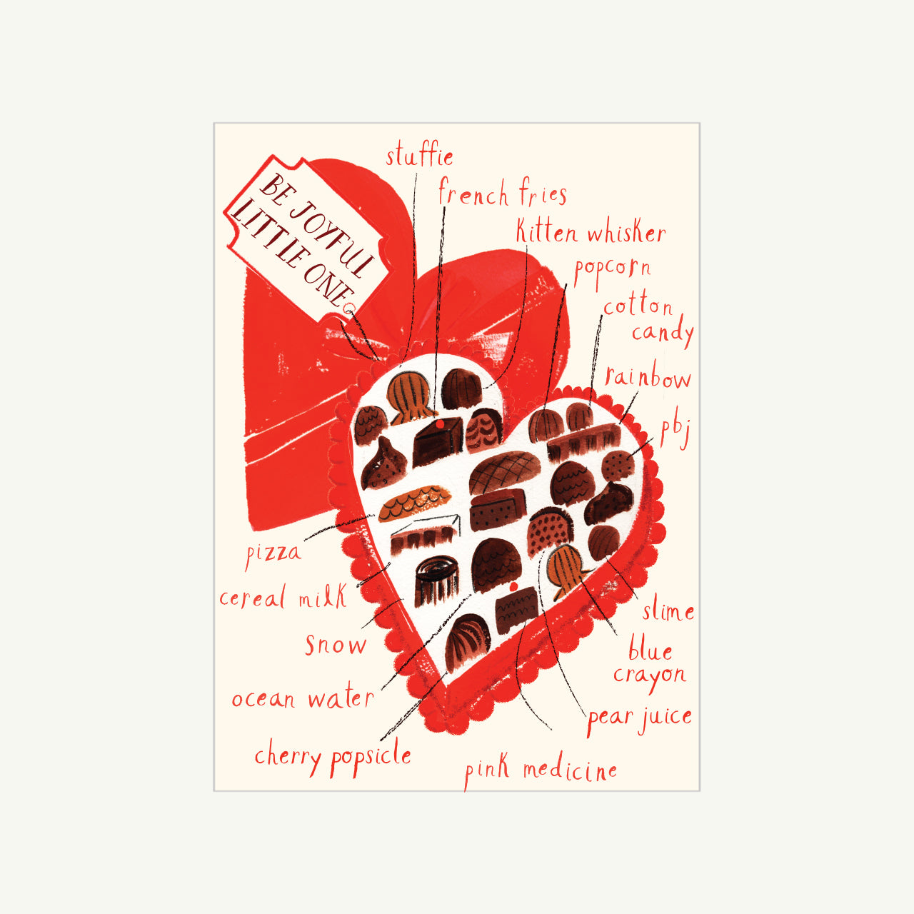 Box of Chocolates greeting card