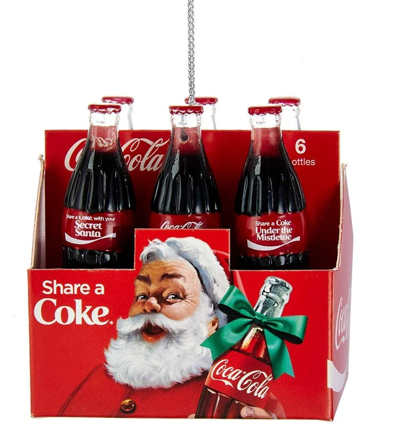 "Share A Coke" 6-Pack Bottles Ornament