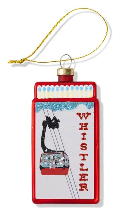 Whistler Matchbook Ornament