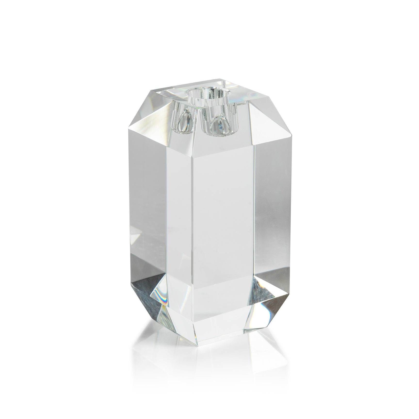 Beveled Cubic Crystal Taper Holder