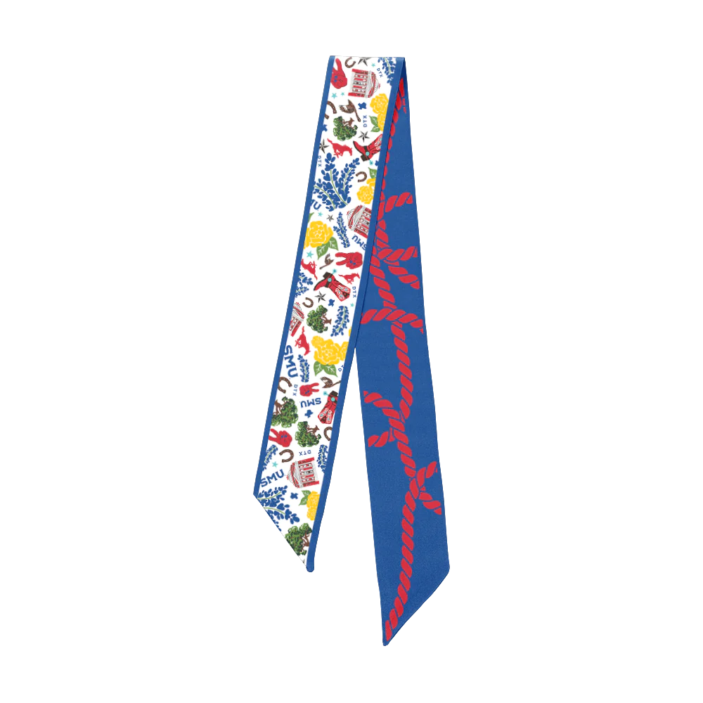 SMU Skinny Scarf