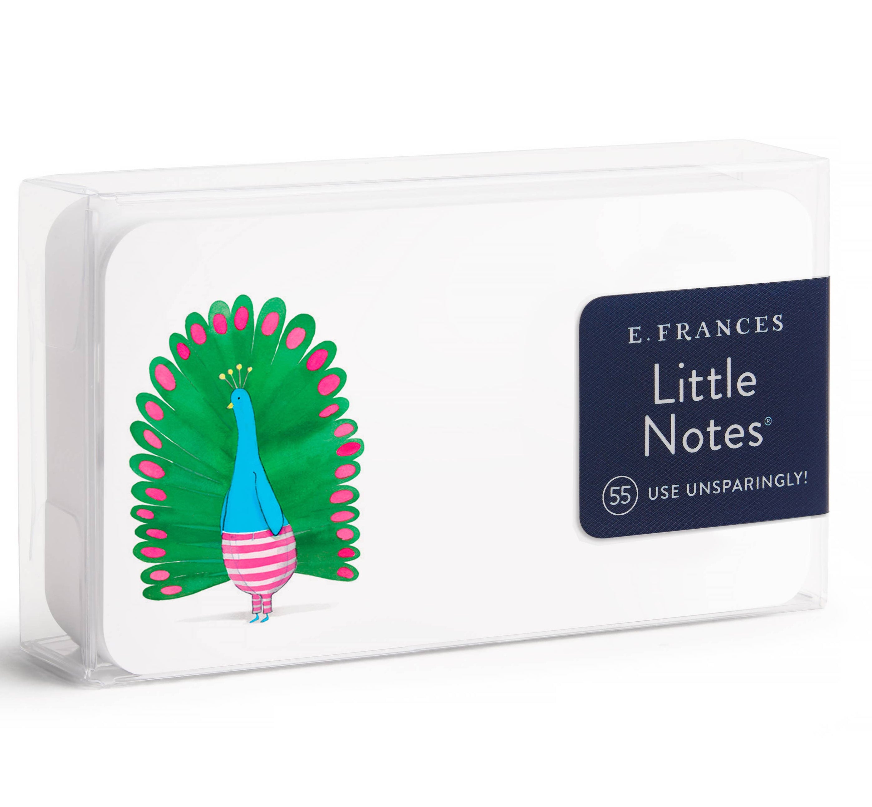 Pack of E. Frances Little Notes with a colorful character design on a white background