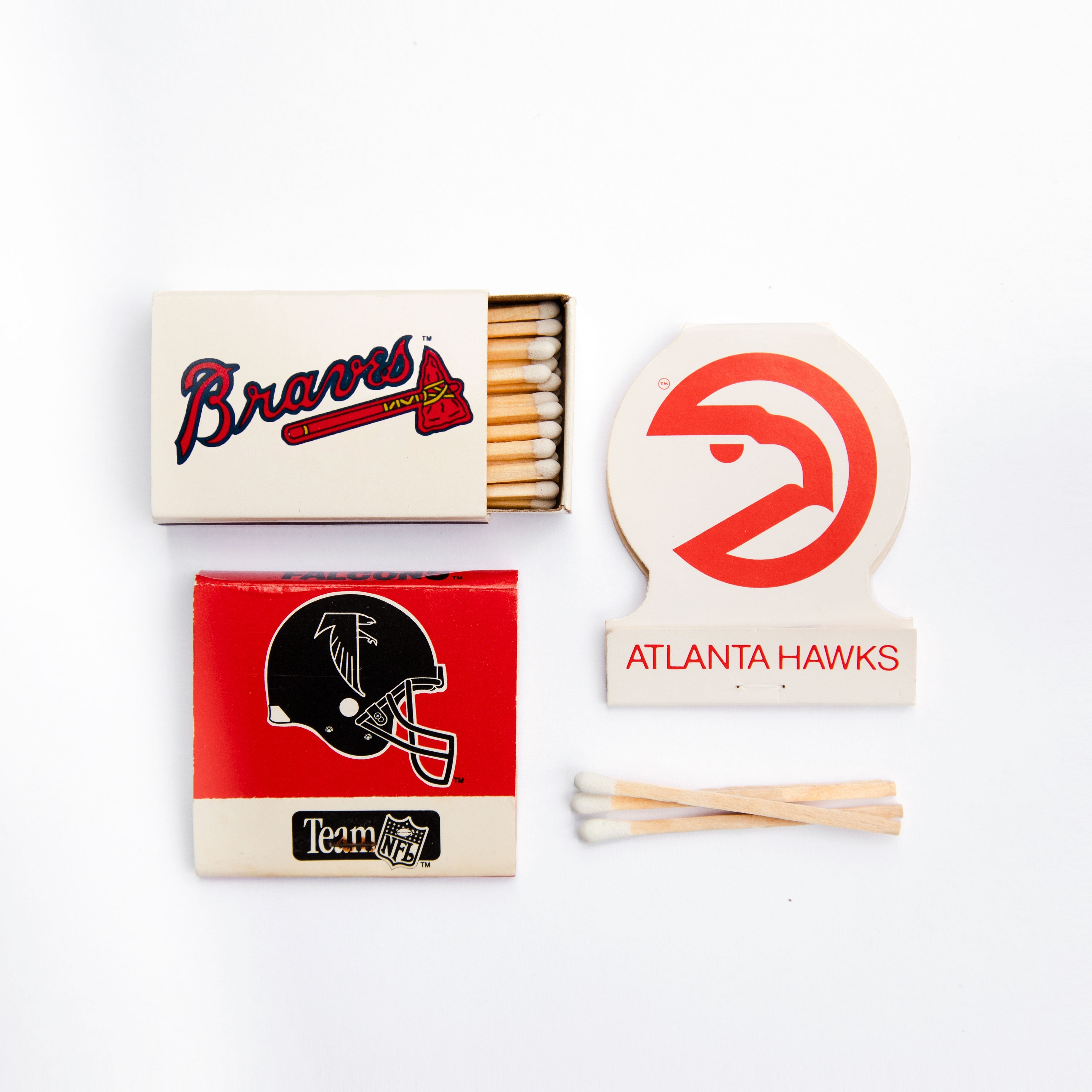 Atlanta Home Team Collage Matchbook Print - Print Only